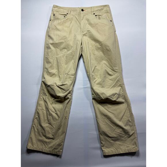 Orvis Trout Bum Men's Straight Leg Beige Outdoor Pants - Size 32 (33x29) - Picture 1 of 5